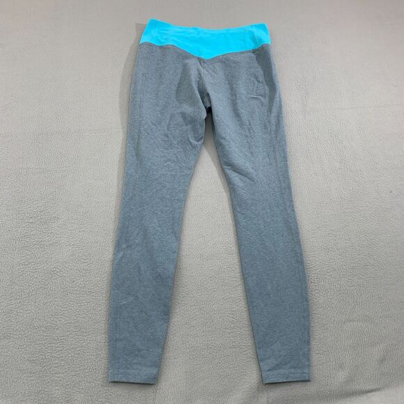 Nike Dri-Fit Pants Women's Medium Blue Yoga Fitness Workout Color Block - Picture 12 of 14